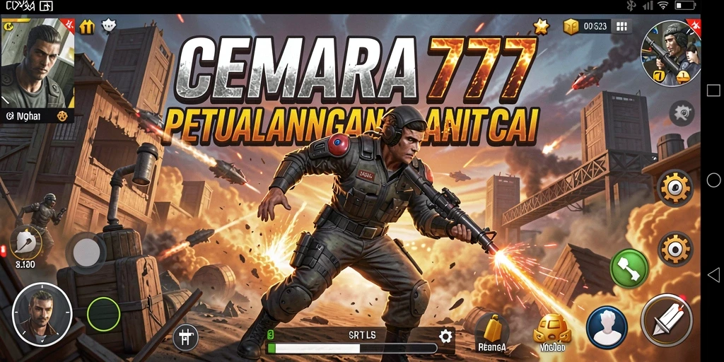 Screenshot gameplay CEMARA777 menampilkan aksi petualangan yang mendebarkan.