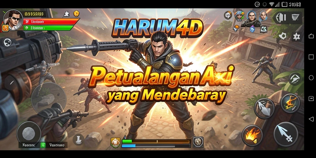 Tampilan gameplay mendebarkan dari HARUM4D yang menguji strategi pemain.