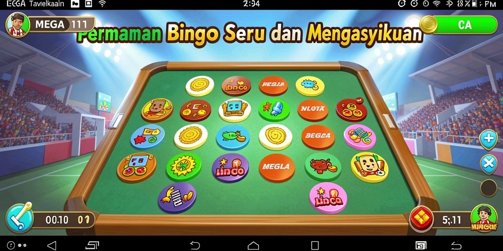 Gameplay menarik dari MEGA111 dengan Bingo yang seru.