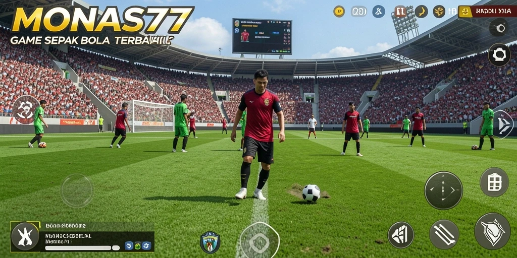 Tangkapan layar gameplay seru dari MONAS77 yang menampilkan aksi di lapangan.